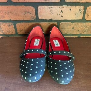 Polka dot flats